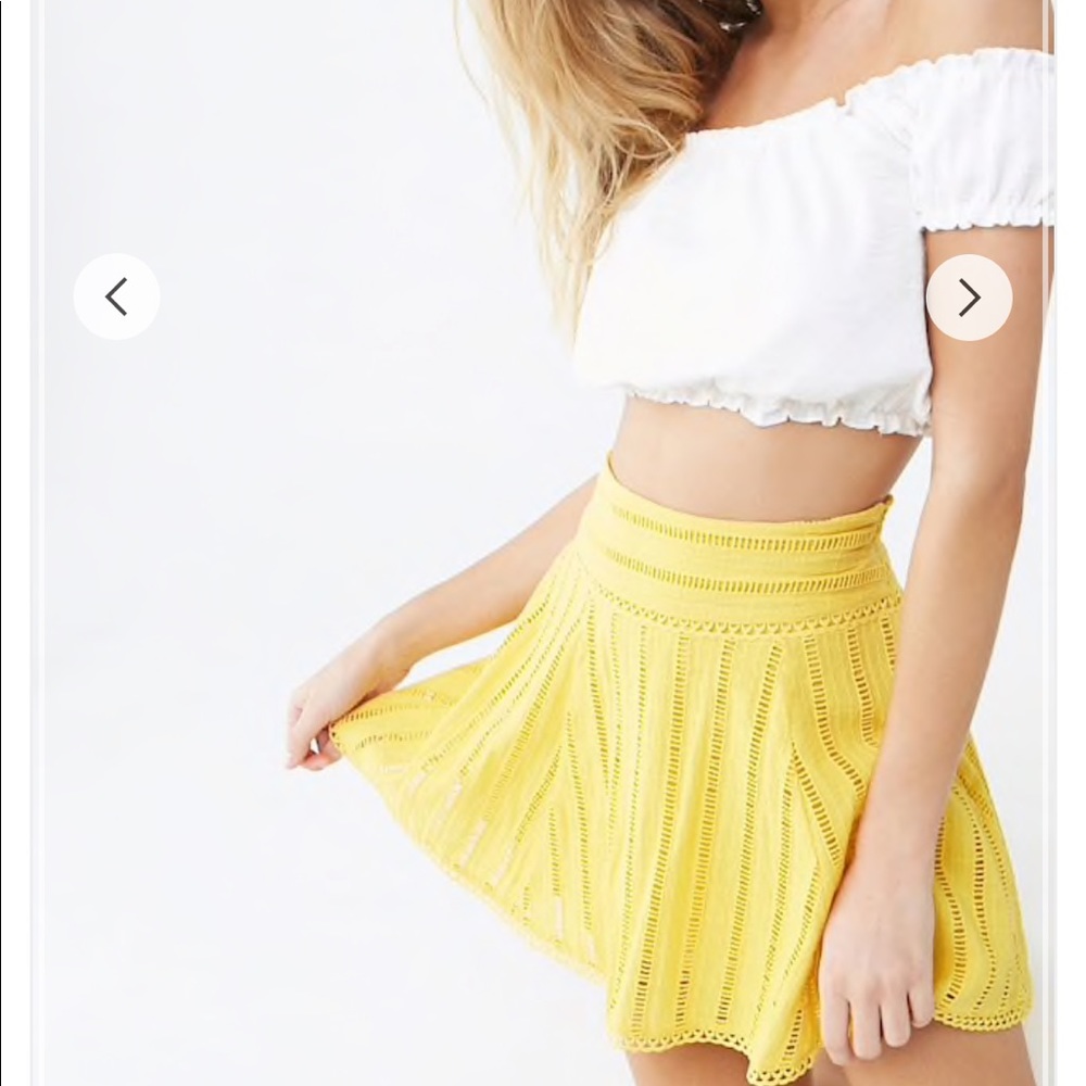 FOREVER21 ladder skirt